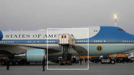 Trump 'secretly switched planes via catering truck' amid Iran threat | Deconstructed – video