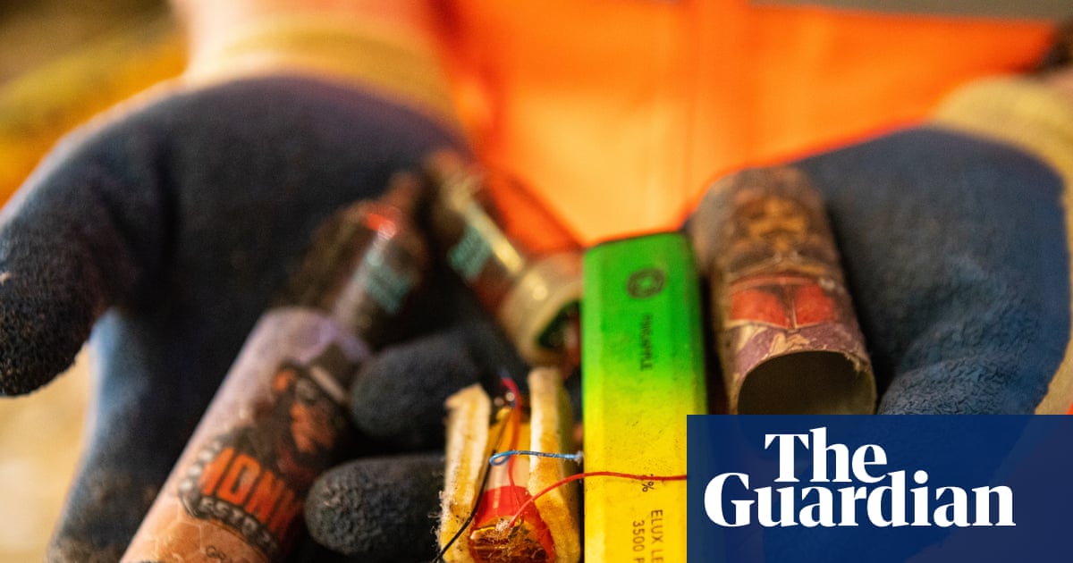 Battery fires at recycling centres are costing UK £1bn a year, figures show | Recycling