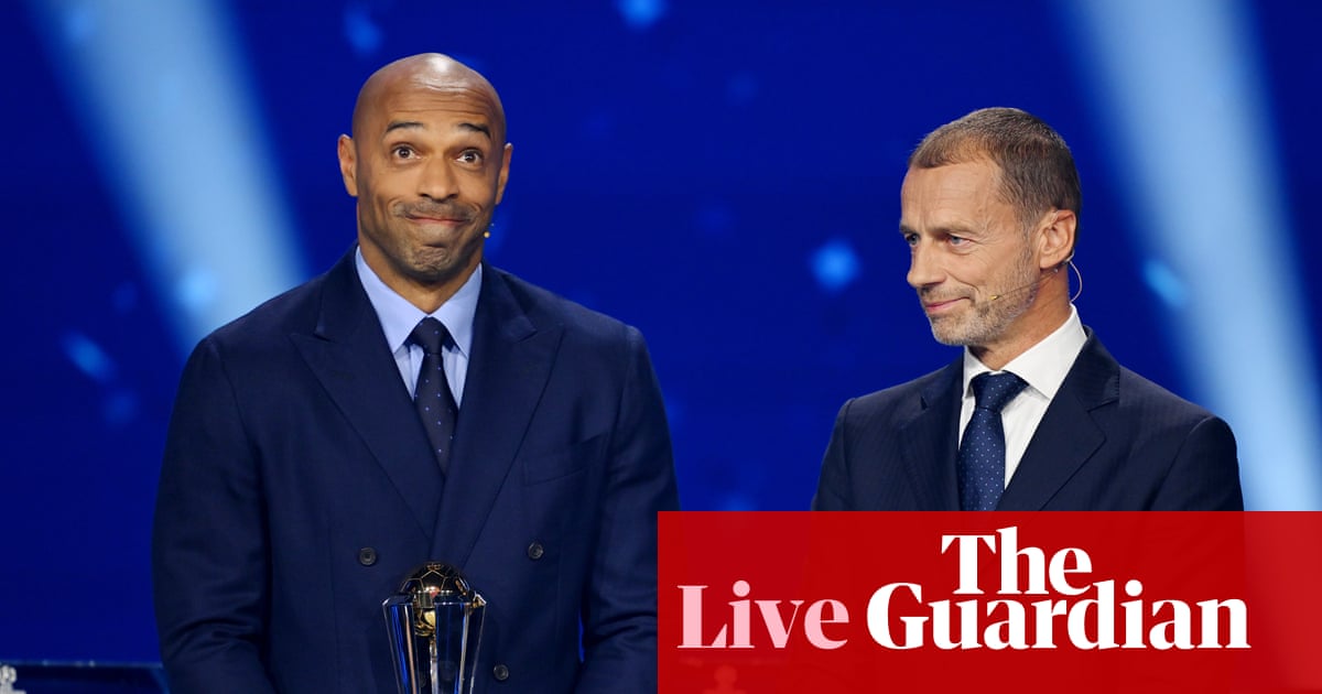 Champions League 2026-27 league phase draw: Arsenal to play Real Madrid, Manchester City face PSG and Barça – live | Champions League