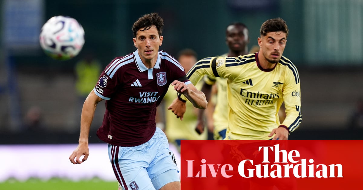 Aston Villa v Arsenal: Premier League – live | Premier League