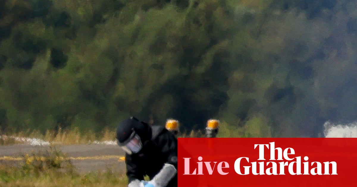 Germany investigates drone carrying ‘explosive device’ near Ukrainian plane at busy cargo airport – Europe live | Ukraine