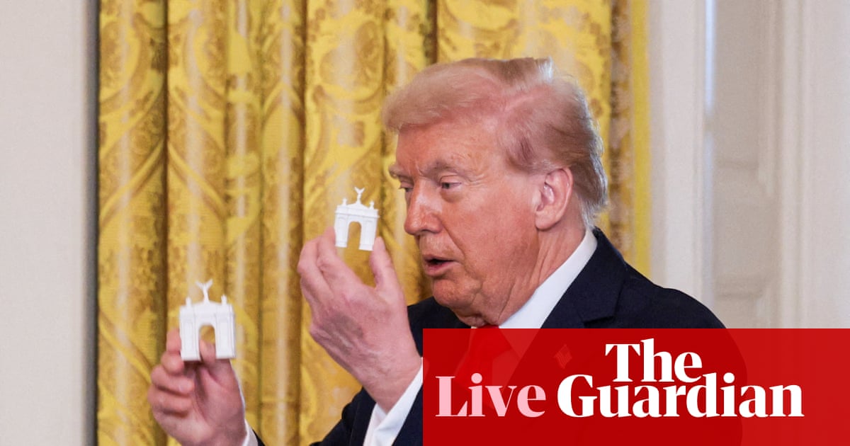 National Park Service supports Trump’s arch even though it would have ‘adverse effects’ on other DC monuments, report says – live | Trump administration
