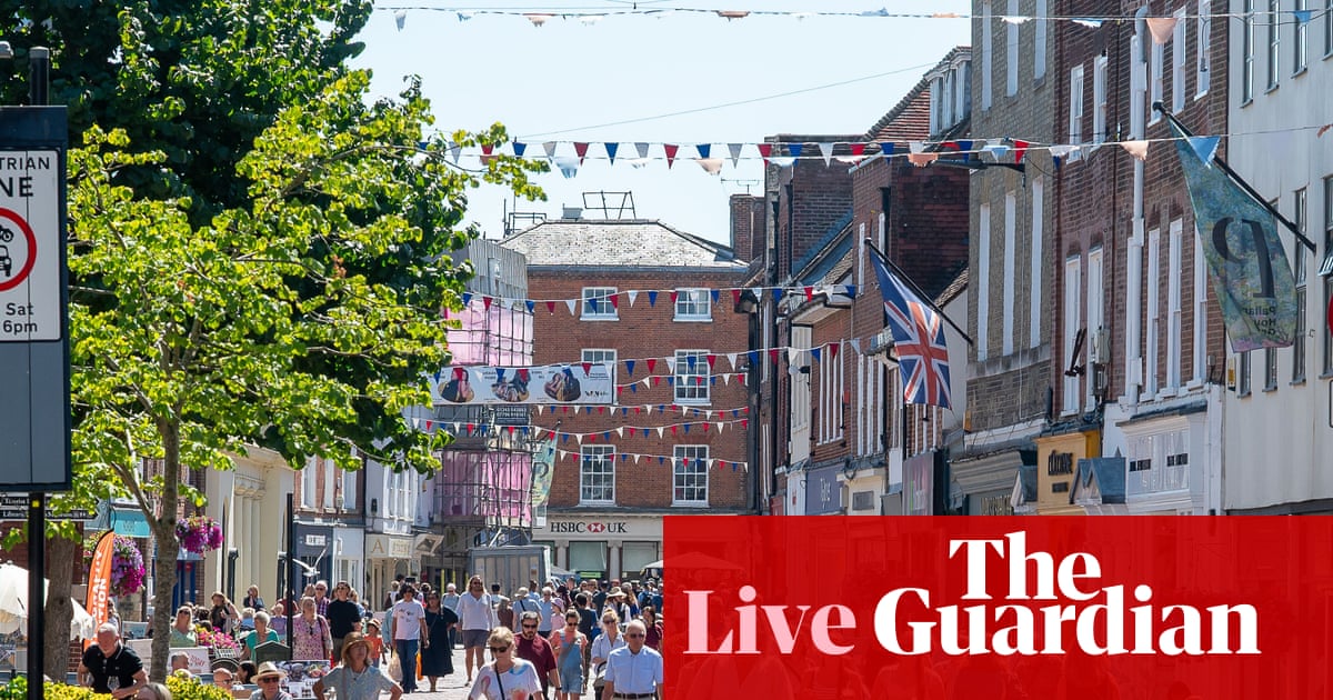 Retail sales fall despite World Cup and hot weather boosting alcohol and drinks trade – business live | Business