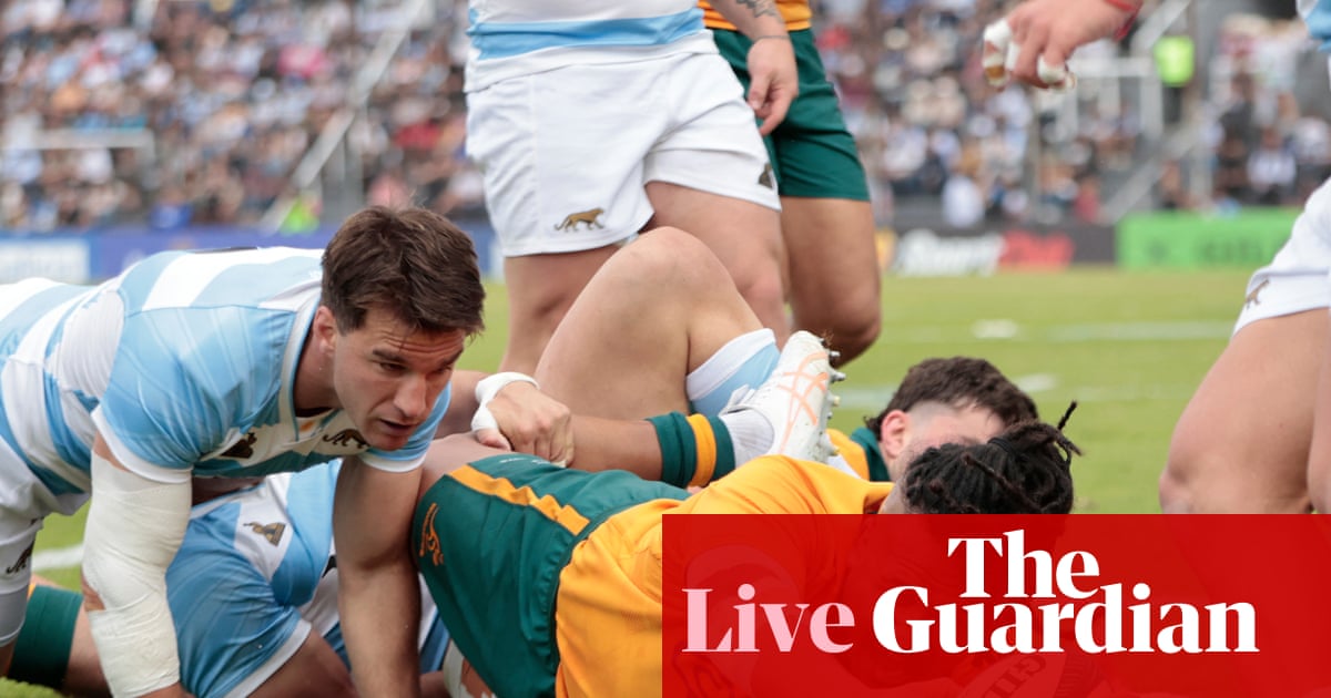 Argentina v Australia: men’s rugby union international – live | Australia rugby union team