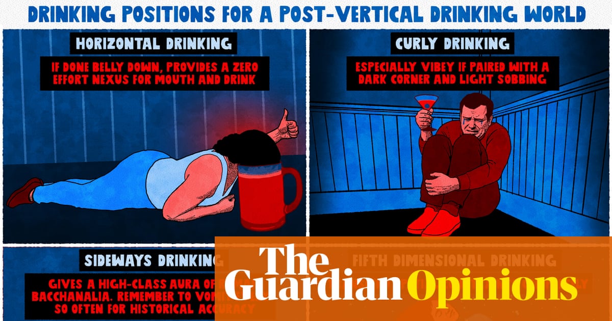 Rebecca Hendin on the ‘vertical drinking’ row – cartoon
