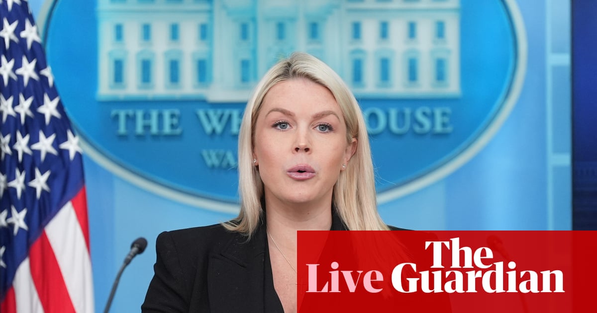 Questions over Karoline Leavitt’s replacement as she steps down as White House press secretary – US politics live | Trump administration
