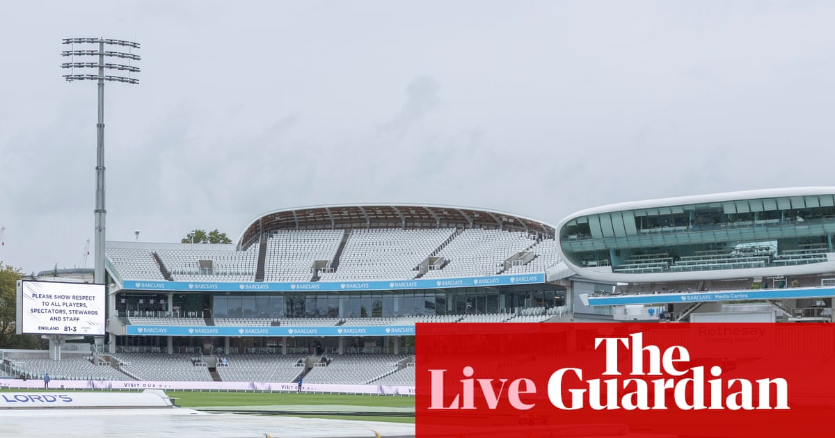 England v Pakistan: second men’s cricket Test, day three delayed by rain – live | England v Pakistan 2026