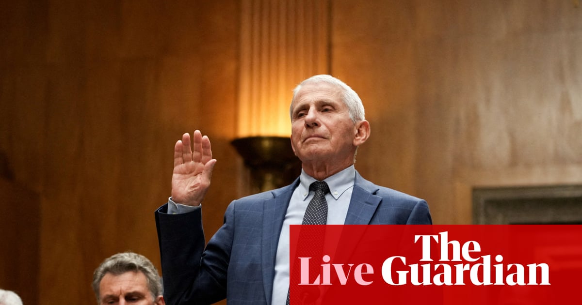 Senate committee set to vote on holding Anthony Fauci in contempt of Congress – US politics live | Anthony Fauci
