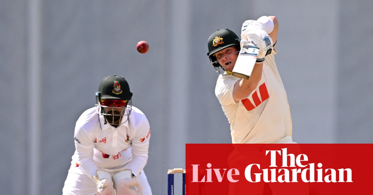 Australia v Bangladesh: first men’s Test, day three – live | Australia cricket team