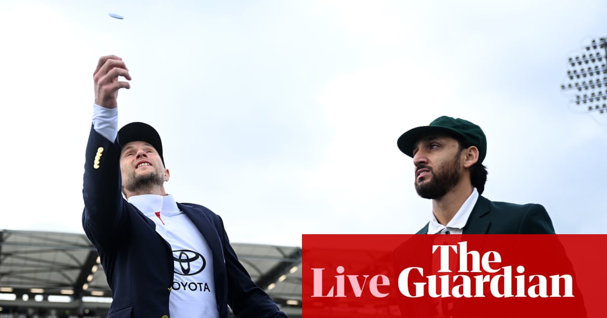 England v Pakistan: first men’s cricket Test, day one – live | Cricket