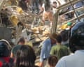 Buildings damaged after strong earthquake hits Colombia