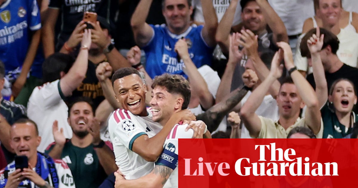 Real Madrid 2-1 Inter, Millwall 0-1 Newcastle: Champions League and Carabao Cup – as it happened | Football
