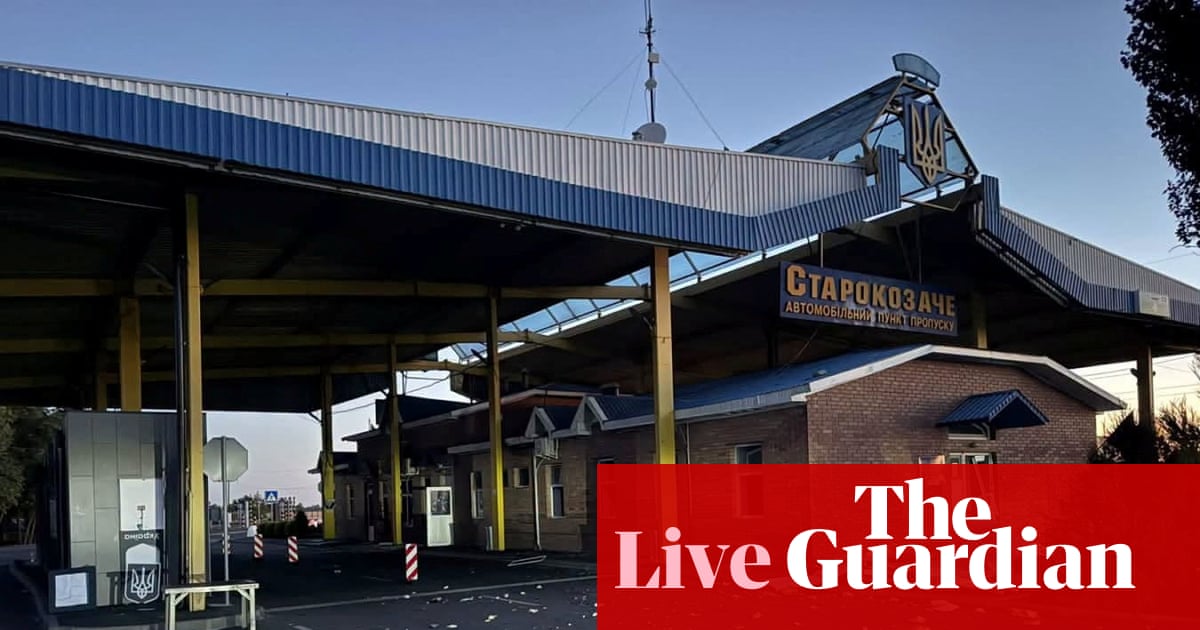 ‘Russia’s frontline moving west,’ Moldova’s president warns after border checkpoint attack – Europe live | Ukraine