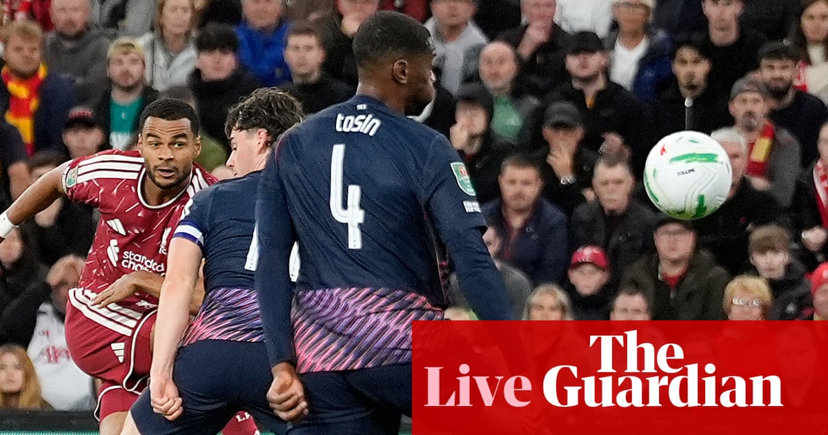 Liverpool v Tottenham Hotspur: Carabao Cup third round – live | Carabao Cup