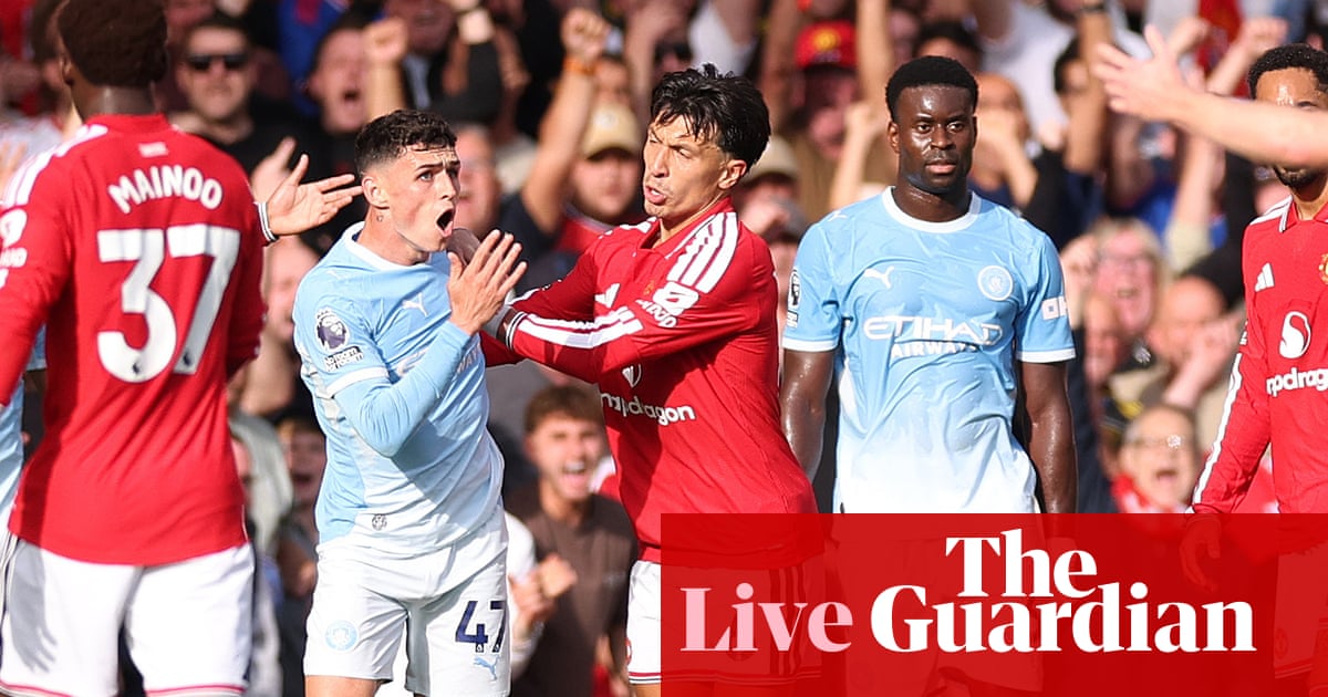 Manchester United v Manchester City: Premier League – live | Premier League