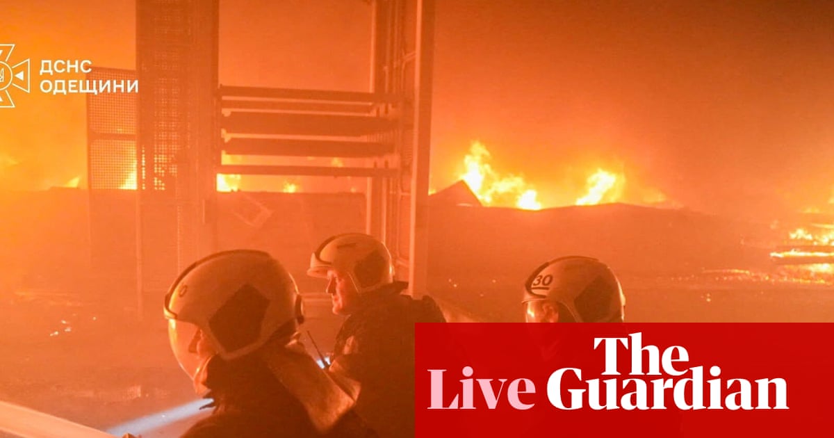 Russia hits port facilities in overnight strikes on Odesa region of Ukraine – Europe live | Europe