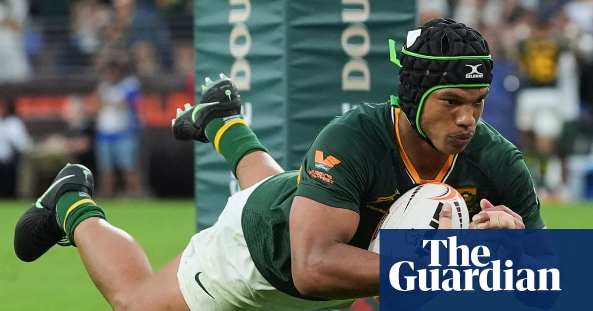 Flying Kurt-Lee Arendse helps South Africa clinch New Zealand series | Rugby union