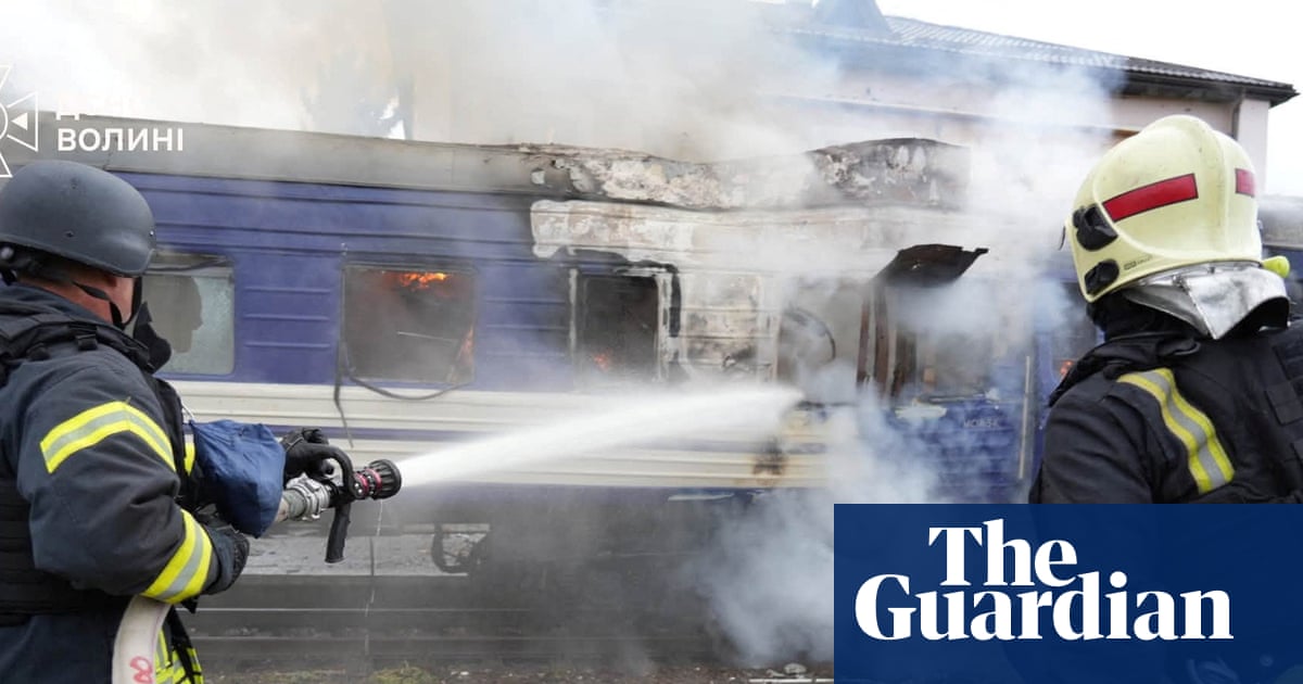 Train carrying Boris Johnson and ex-CIA chief may have been targeted in Russian strike, officials say | Ukraine