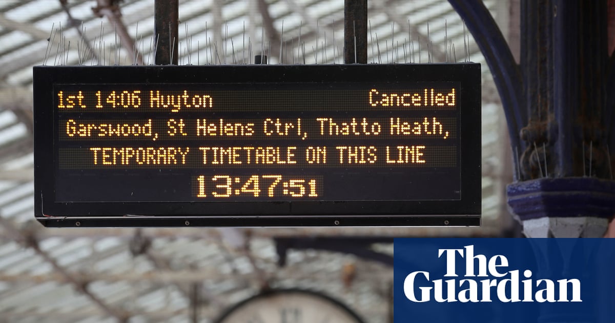 Rail passengers get automatic right to switch operators for free when trains are cancelled | Rail industry