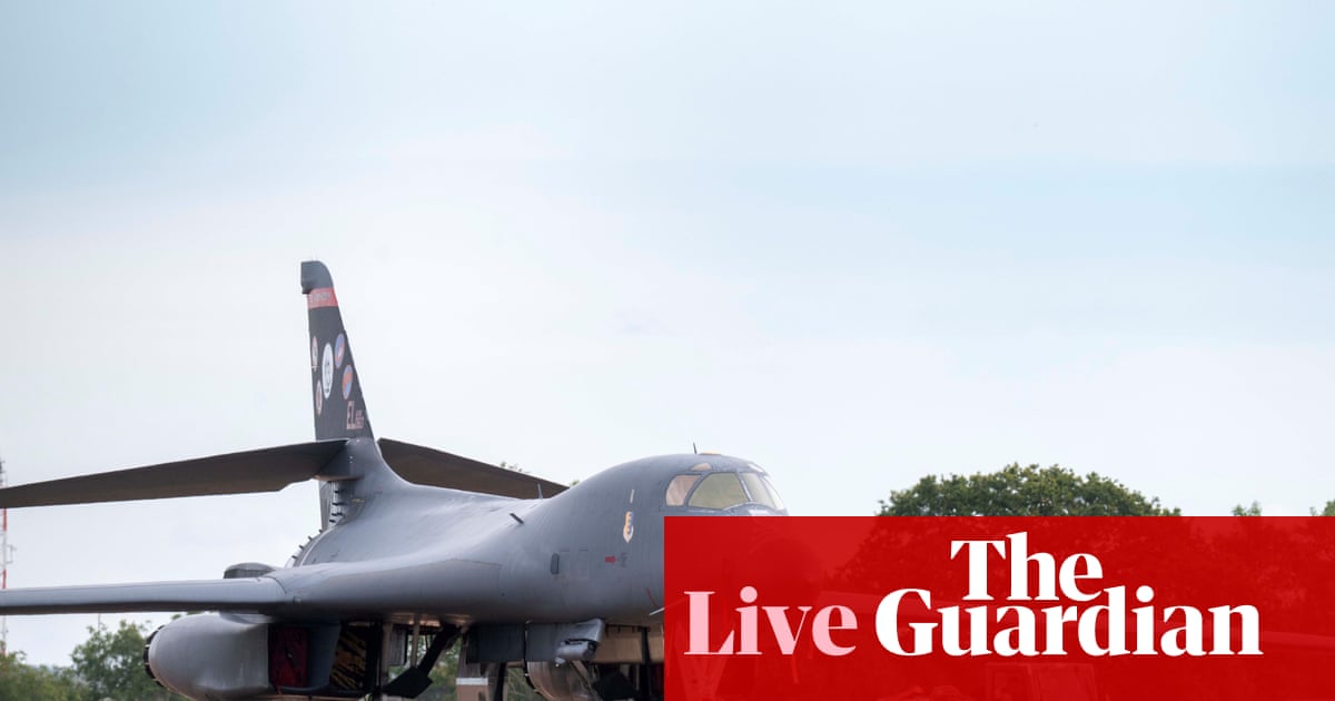 RAF Fairford live updates: Five men arrested near base to be released on bail, police say | UK news