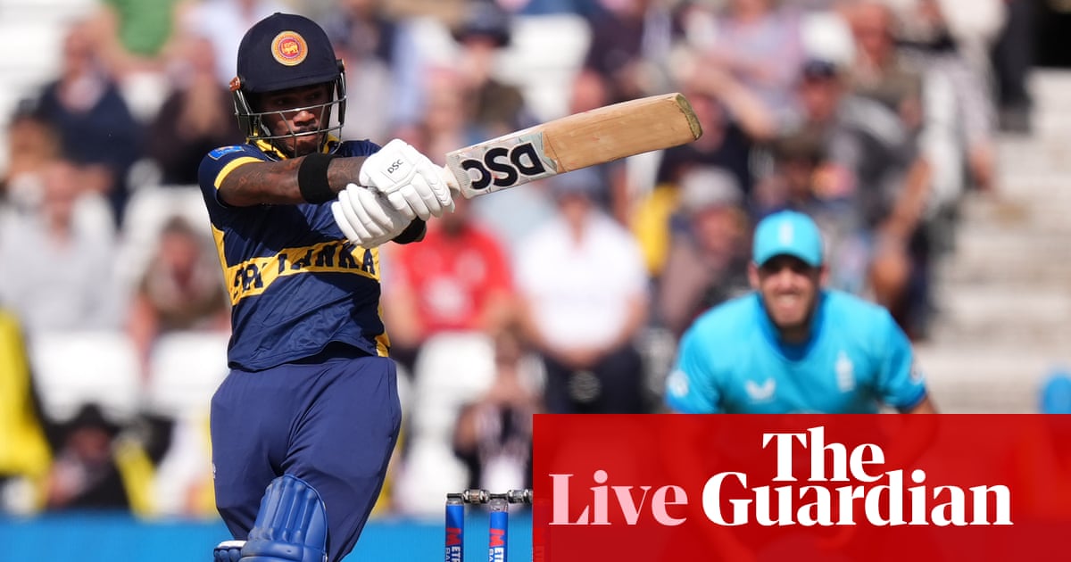England v Sri Lanka: second men’s one-day cricket international – live | Cricket