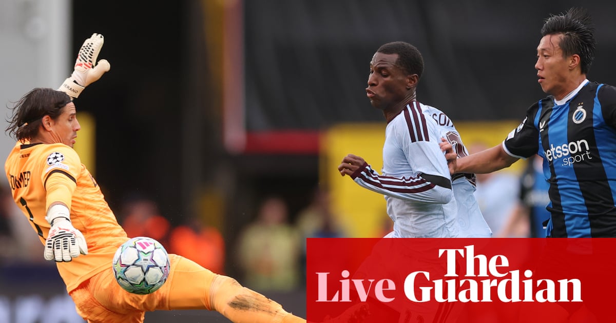 Club Brugge v Aston Villa: Champions League – live | Champions League