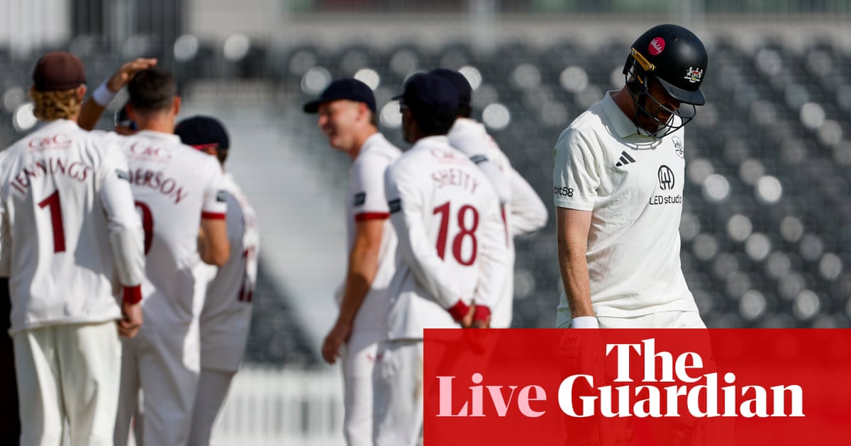 Leicestershire charged by ECB, Nottinghamshire v Hampshire, and more: county cricket, day one – live | County Championship