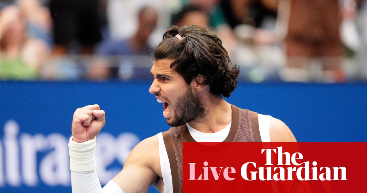US Open tennis: Alcaraz beats Wu, Sabalenka, Pegula and Medvedev advance on day six – live | US Open Tennis 2026