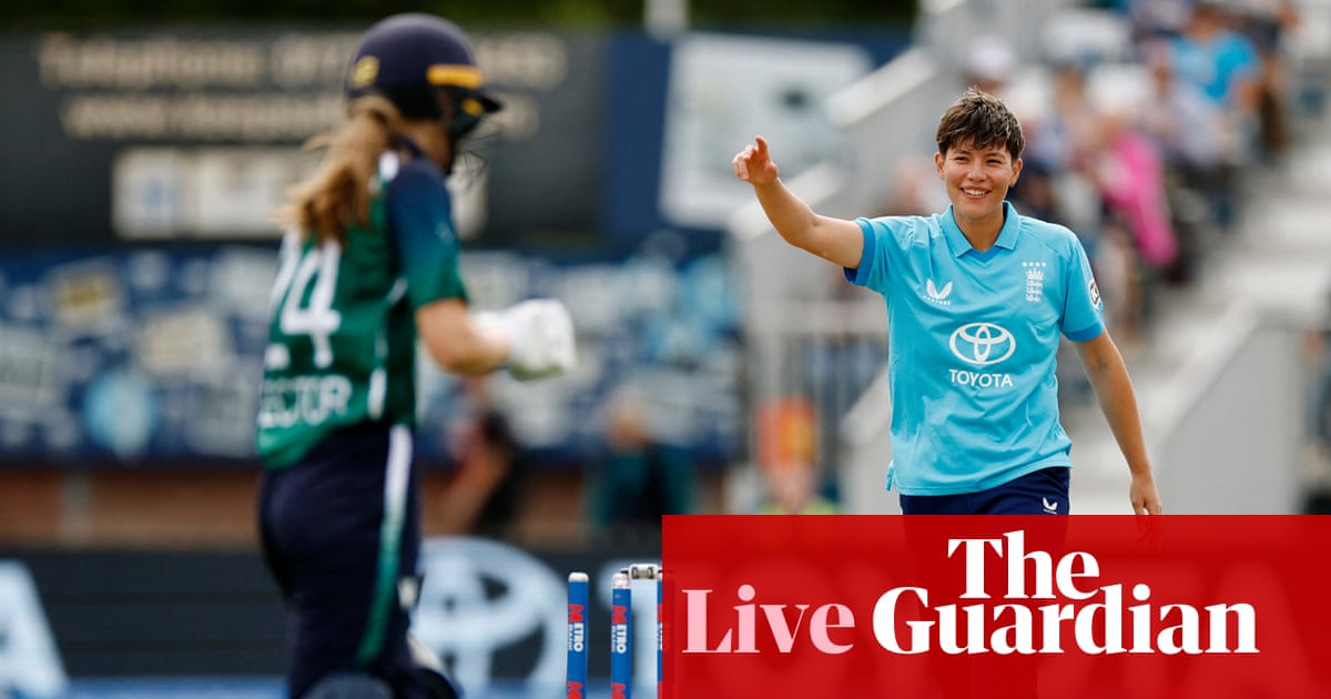 England v Ireland: second women’s cricket one-day international – live | Cricket