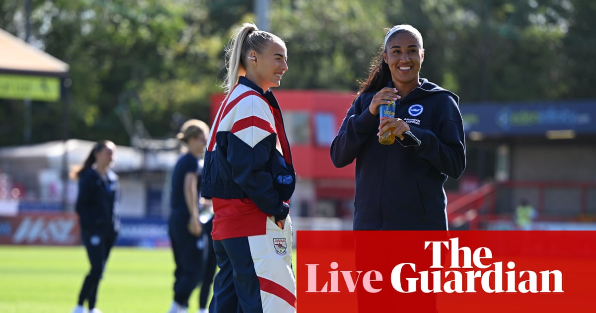 Brighton v Arsenal: Women’s Super League – live | Women’s Super League