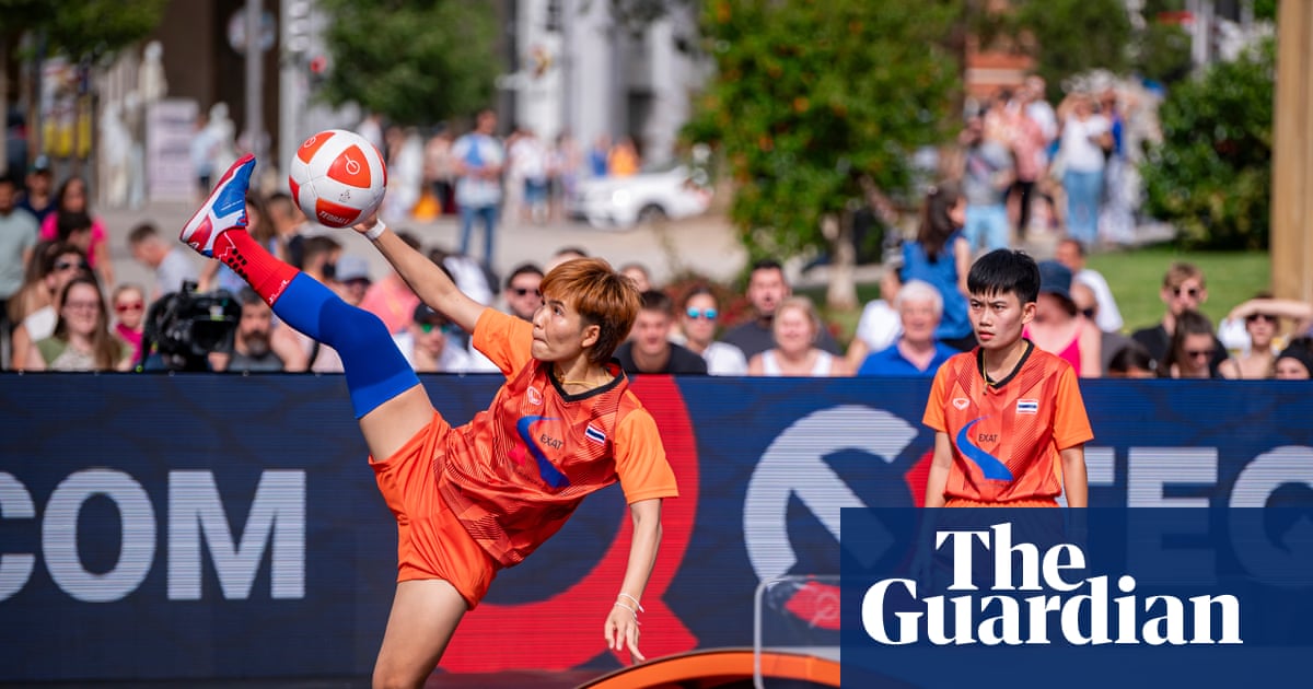 Balletic hits and bicycle kicks: Teqball comes of age at the Asian Games | Sport