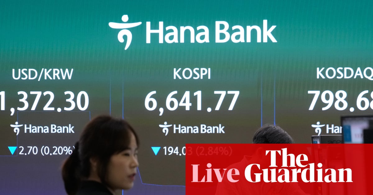 Markets slide as inflation fears trigger global bond sell-off – business live | Business