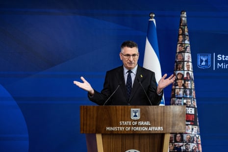 Gideon Saar at a press conference last year.