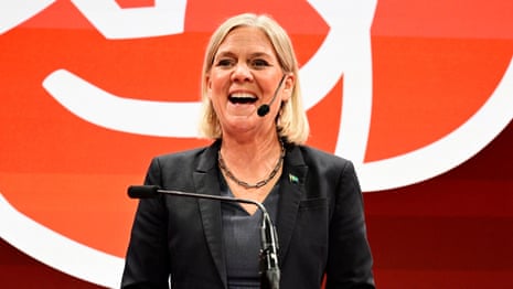 'A little bit scary': Swedish voters react to tight election results – video