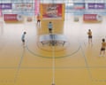An extended Teqball rally