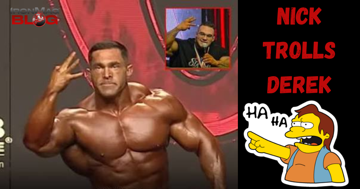 Nick Walker Pokes Fun At Derek Lunsford – IronMag Bodybuilding & Fitness Blog
