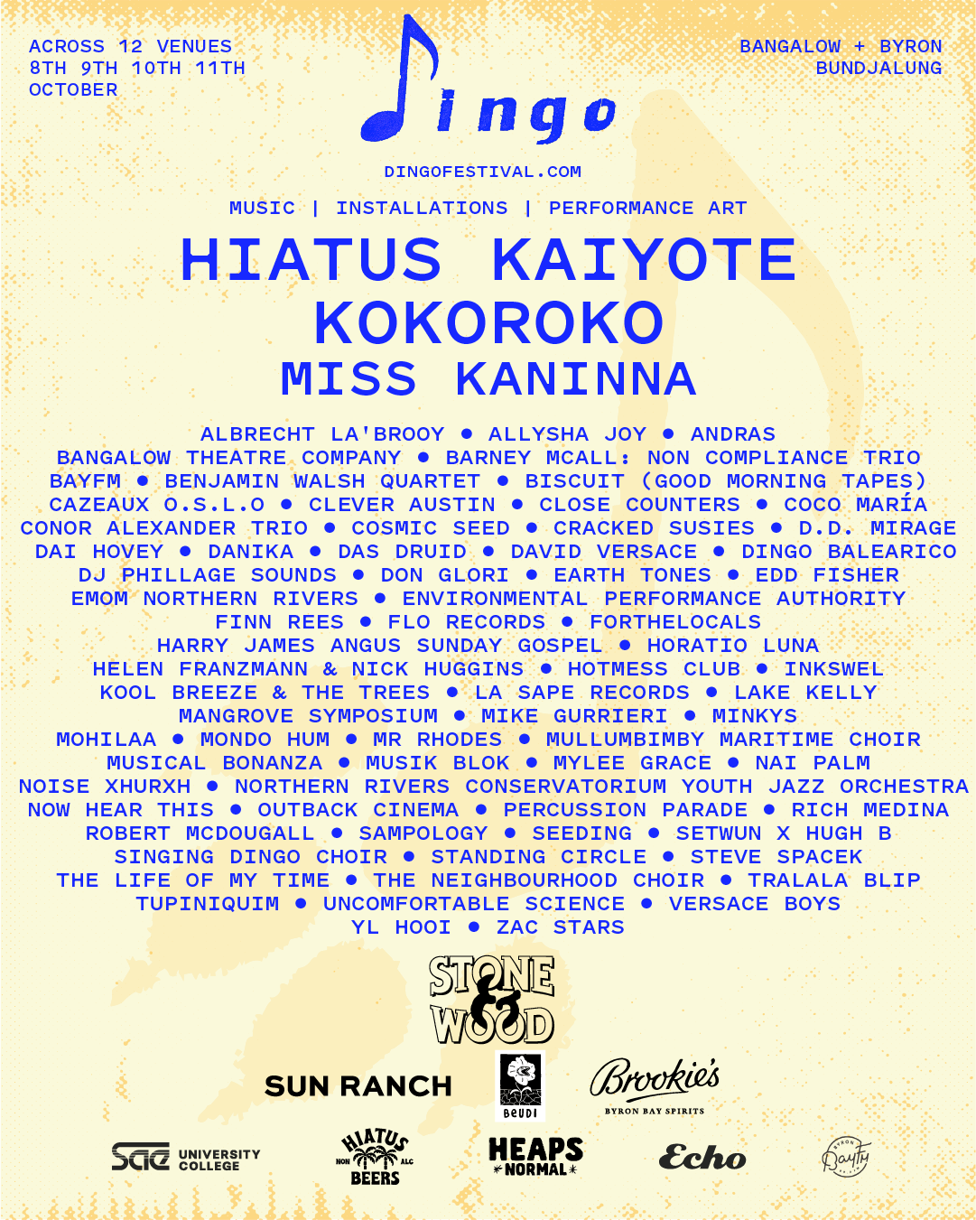 News: DINGO Festival reveals huge full program one week out from its debut