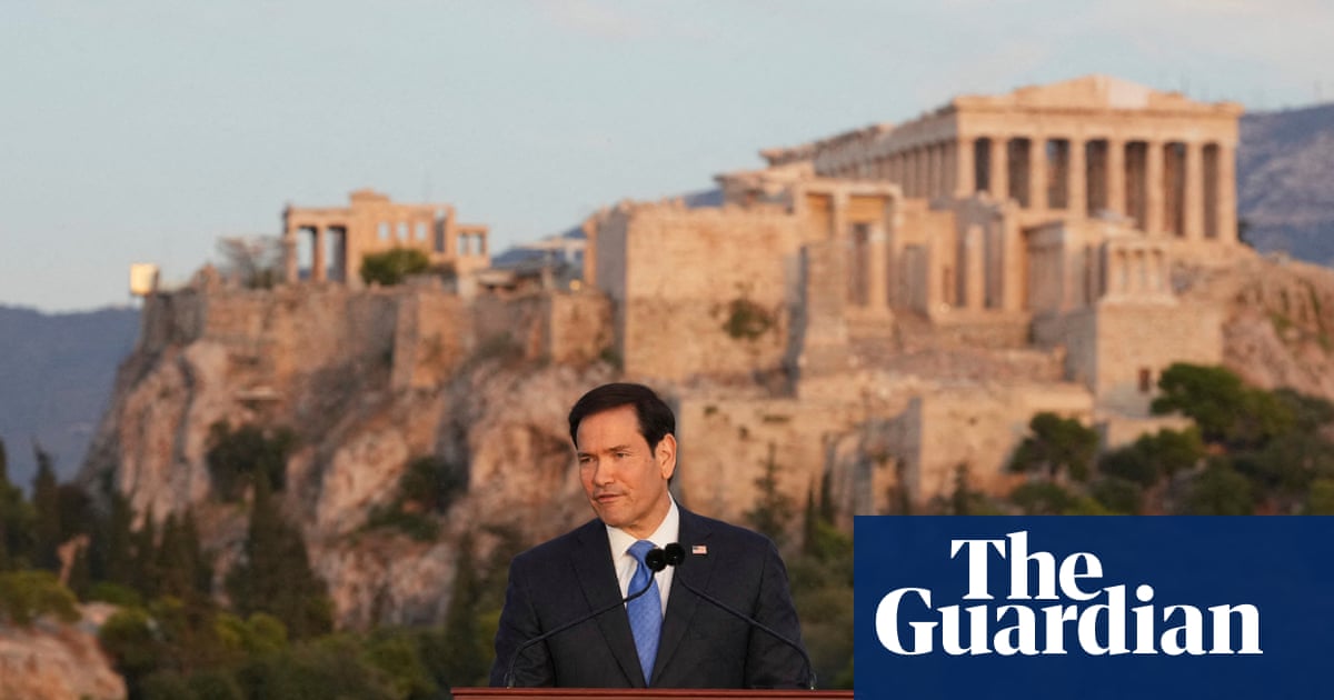 Rubio in Greece digs into past to tout Trump’s ‘America first’ approach | Marco Rubio
