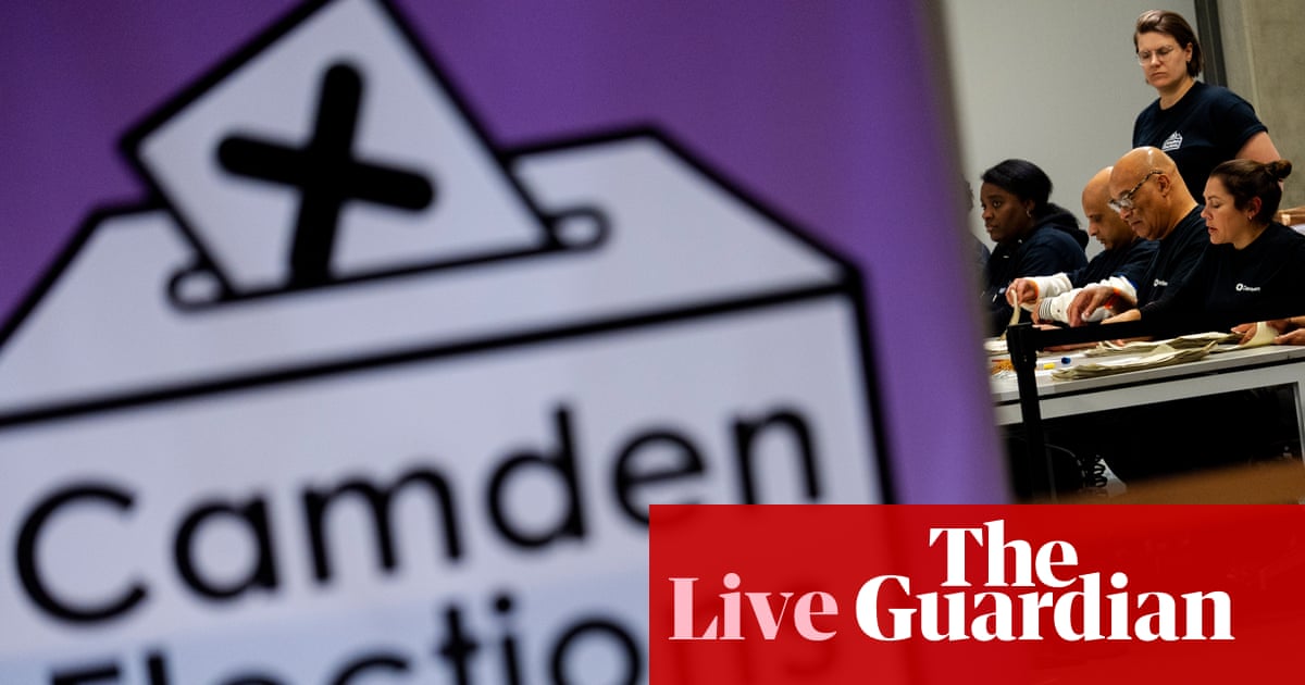 Counting under way in Holborn and St Pancras byelection – UK politics live | Politics