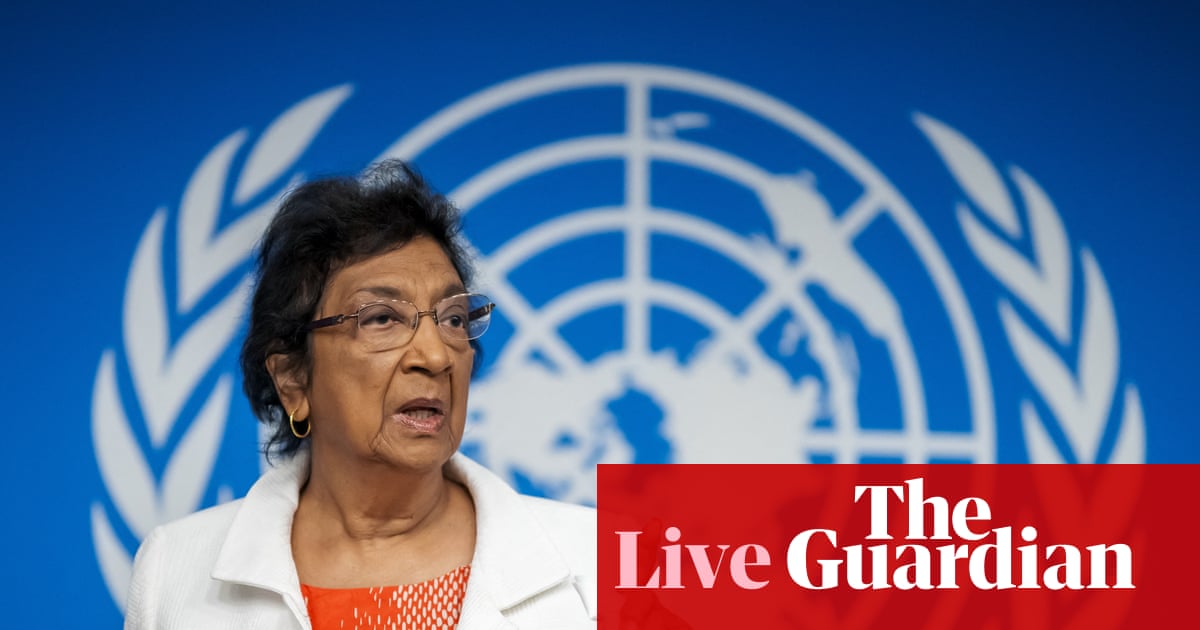 Navi Pillay named winner of 2026 Nobel peace prize for efforts to promote international law – live | Nobel peace prize