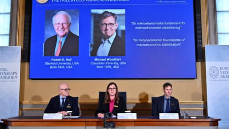 The winner of the 2026 Nobel prize in economics is announced – watch live