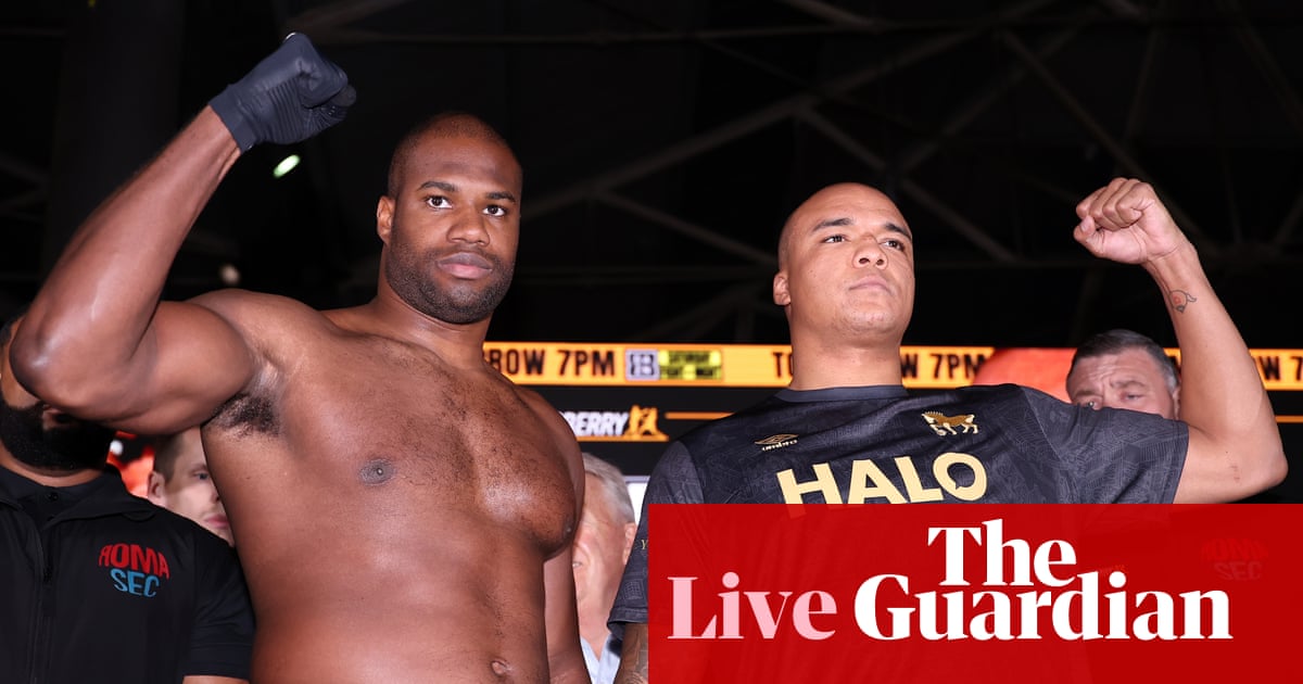 Daniel Dubois v Fabio Wardley II: WBO heavyweight title fight – live | Boxing