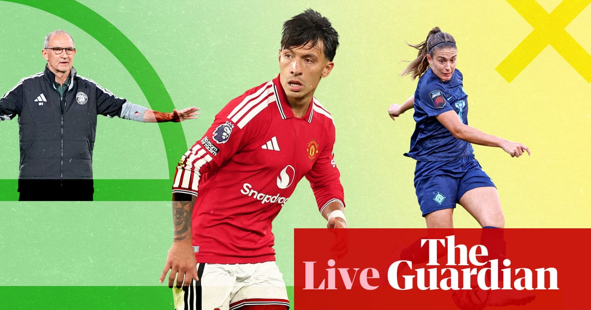 Manchester United feel heat as they travel to Leeds; Martínez thanks fans after surgery – matchday live | Football