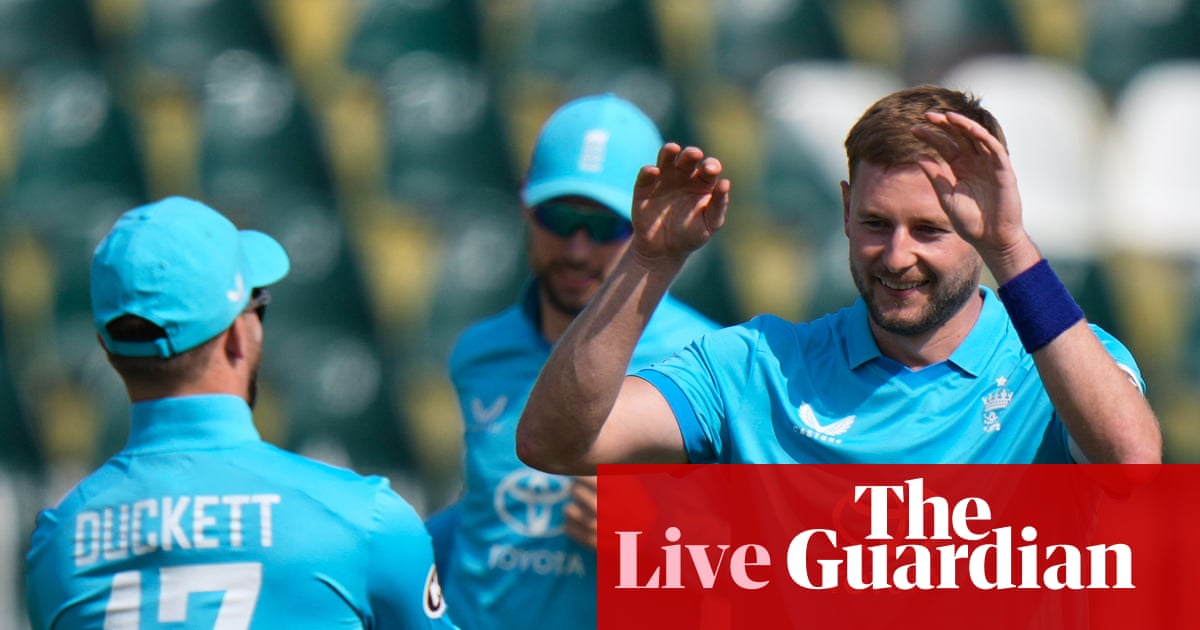 Pakistan v England: men’s tri-series cricket ODI – live | Cricket