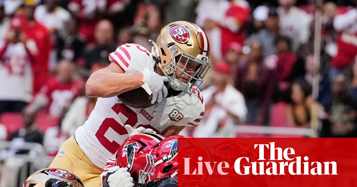 NFL week seven: 49ers v Falcons, Colts v Vikings, Bengals v Ravens and more – updates | NFL