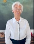 Christine Lagarde announcing her departure.