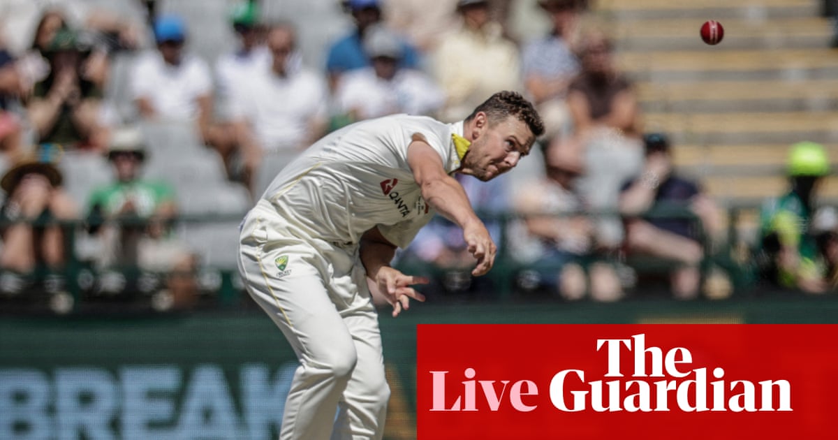 South Africa v Australia: third men’s cricket Test, day one – live | Cricket