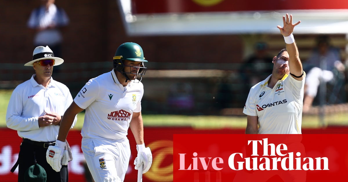 South Africa v Australia: second men’s cricket Test, day three – live | Cricket