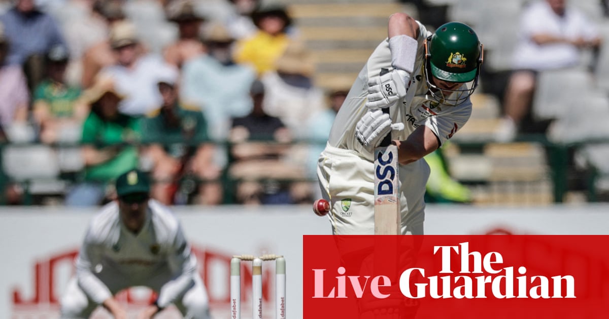 South Africa v Australia: third men’s cricket Test, day two – live | Cricket