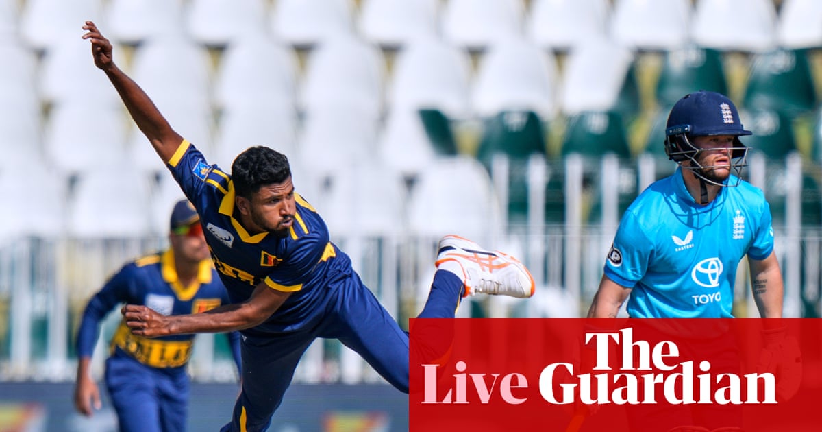 England v Sri Lanka: men’s tri-series cricket one-day international – live | Cricket